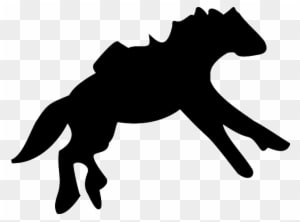 Mammal Silhouette, Farm, Horse, Running, Animal, Mammal - Horse - Transparent PNG Free Download