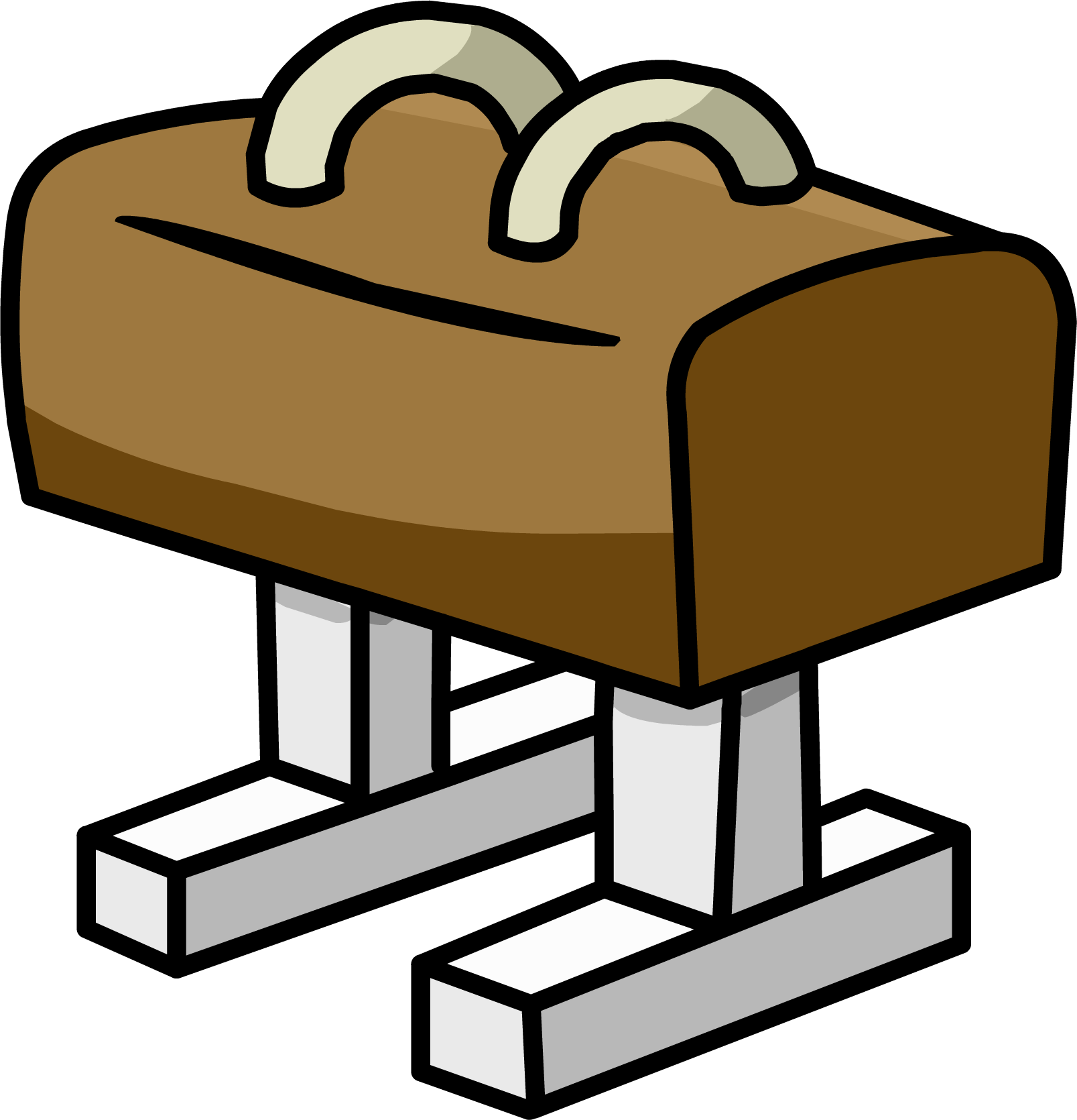 Pommel Horse - Gymnastics Pommel Horse Cartoon - Transparent PNG Free Download