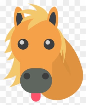 A Trusted Friend - Horse Emoji - Transparent PNG Free Download