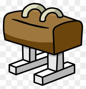Pommel Horse - Gymnastics Pommel Horse Cartoon - Transparent PNG Free Download
