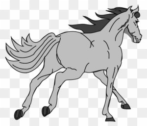 Gray Horse Clipart - Horse Clip Art Free - Transparent PNG Free Download