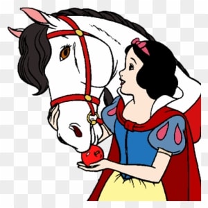Snow White And The Seven Dwarfs Images Snow White Clipart - Snow White And Horse - Transparent PNG Free Download