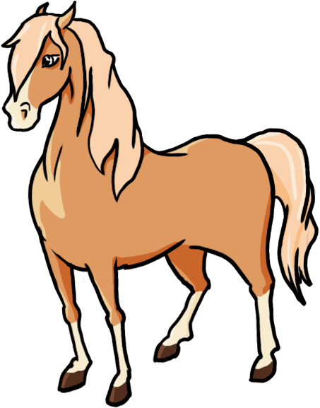 Cartoon Horse Drawings - Horse Cartoon Drawing - Transparent PNG Free Download