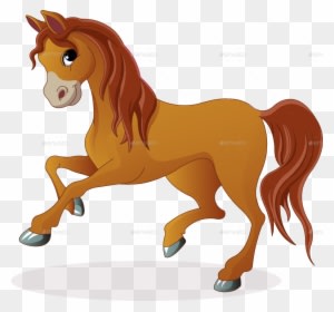 Cute Cartoon Horse Clip Art - Horse Cartoon No Background - Transparent PNG Free Download