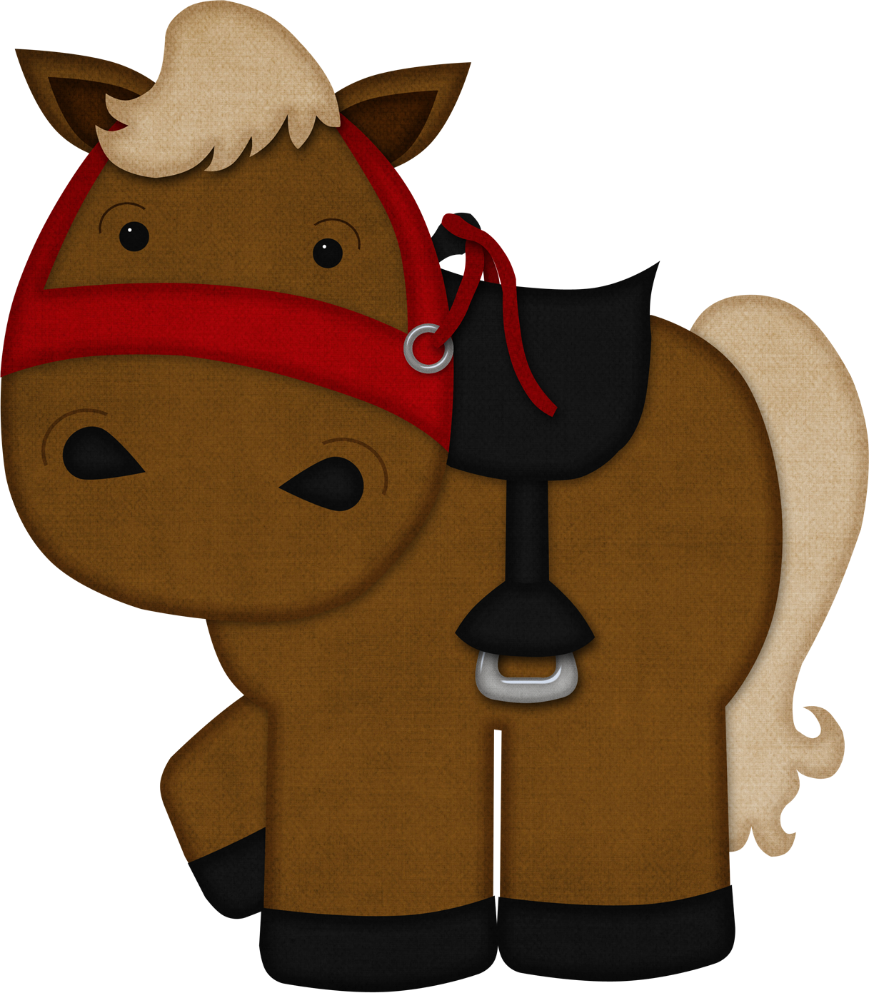 Kid Quilts - Cute Cowboy Horse Clipart - Transparent PNG Free Download
