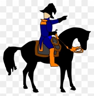 Drum Major Clipart - Soldier On A Horse - Transparent PNG Free Download