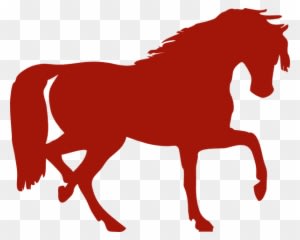 Red Horse Clip Art - Horse Silhouette Clip Art - Transparent PNG Free Download