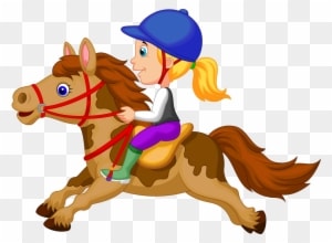 Our Instructors Are Friendly And Patient - Horse Riding Clipart - Transparent PNG Free Download