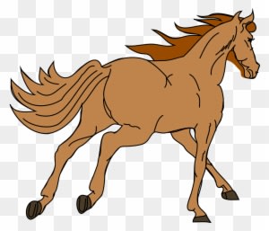 Tan Horse Clip Art At Clker - Horse Clip Art Free - Transparent PNG Free Download