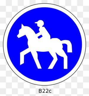 Horse Riding Sign - Transparent PNG Free Download