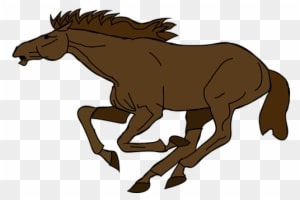 Horse Galloping Mare Running Gallop Fast E - Horse Running Clip Art - Transparent PNG Free Download