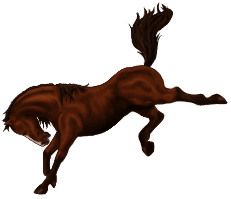 Clipart Retro Black And White - Horse Bucking Clipart - Transparent PNG Free Download