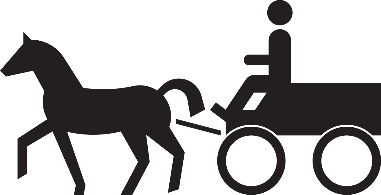 Sinnbild Gespannfuhrwerk, Stvo - Man Riding Horse Clipart - Transparent PNG Free Download