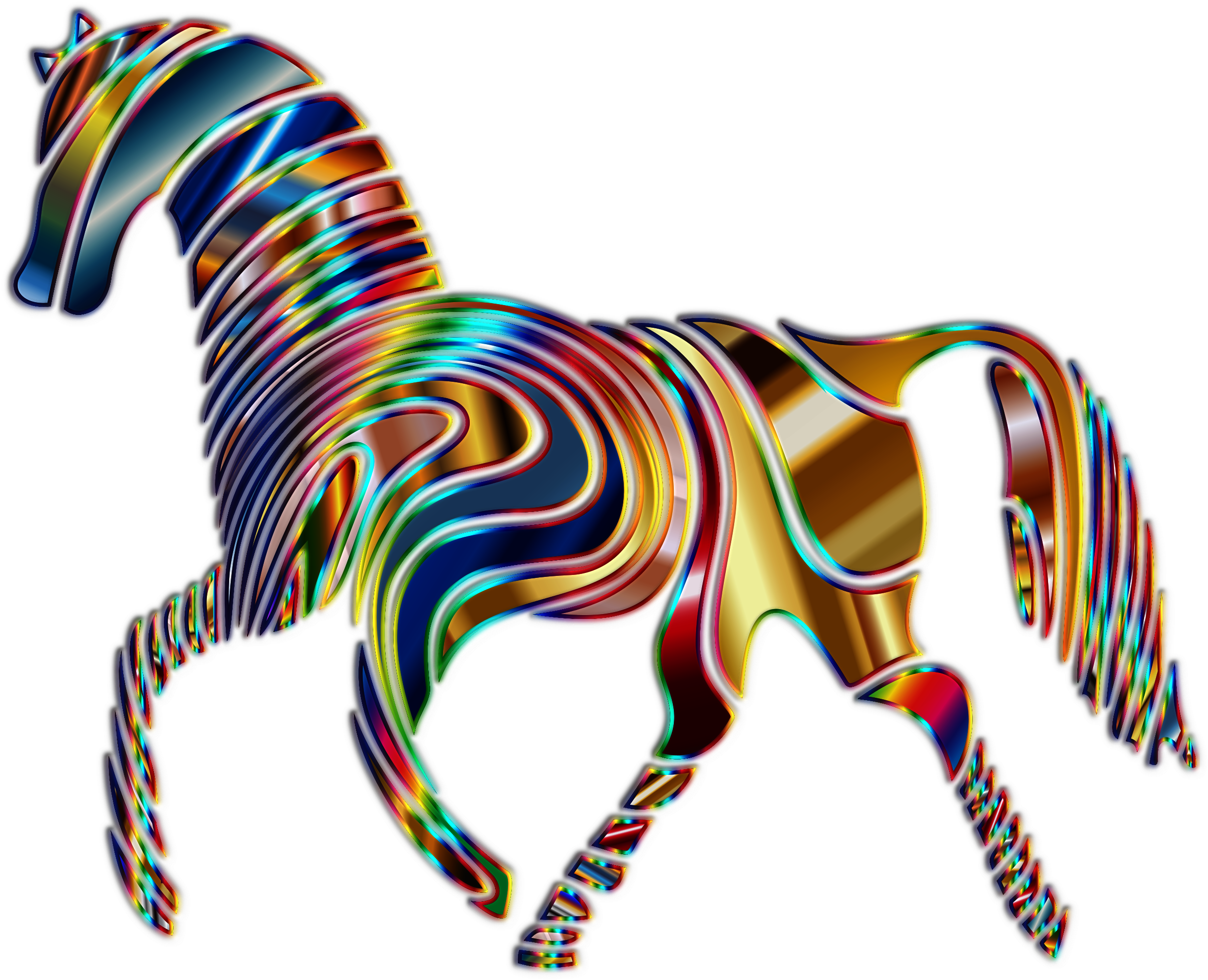 Psychedelic Horse - Psychedelic Horse - Transparent PNG Free Download