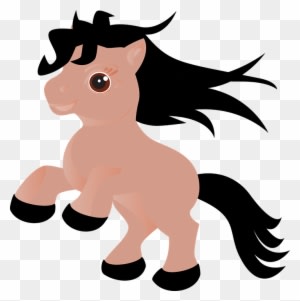 Stallion Clipart Pretty Horse - Cute Horse Png - Transparent PNG Free Download
