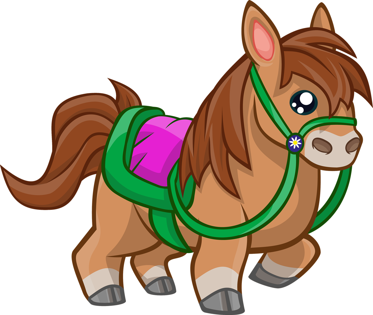 Free Cartoon Horse Clip Art - Horse - Transparent PNG Free Download
