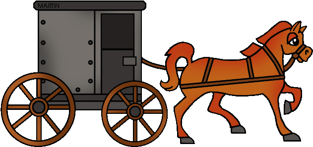 Cart Clipart Horse And Buggy - Horse And Buggy Clipart - Transparent PNG Free Download