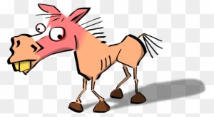 Crazy Horse Lineart Bclipart Crazy Horse Clipart Gzxjnb - Crazy Horse Cartoon - Transparent PNG Free Download