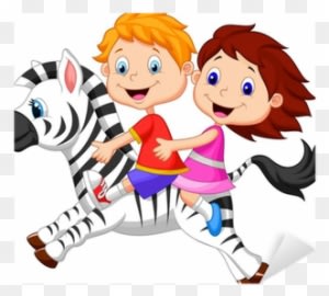 Ride A Horse Cartoon - Transparent PNG Free Download