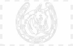 With Horseshoe Sticker - Horses With Horseshoes Drawing - Transparent PNG Free Download