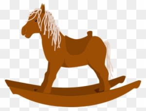 Wooden, Horse - - Rocking Horse Clipart - Transparent PNG Free Download