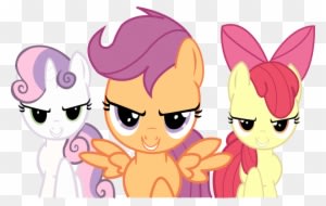 Cutie Mark Crusaders - Mlp Hearts As Strong As Horses - Transparent PNG Free Download