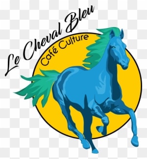 Café Culture Le Cheval Bleu - Horse - Transparent PNG Free Download