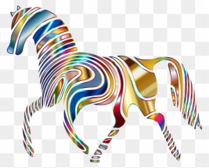 Horse, Equine, Psychedelic, Abstract, Animal, Art - Psychedelic Horse - Transparent PNG Free Download