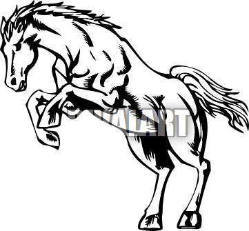 Trojan Horse Clip Art - Horse On Hind Legs Drawing - Transparent PNG Free Download