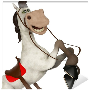 Fotomural Caricatura Caballo Vertical De Cerca • Pixers® - Horse - Transparent PNG Free Download