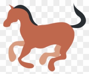 Twitter - Horse Emoji Png Background - Transparent PNG Free Download
