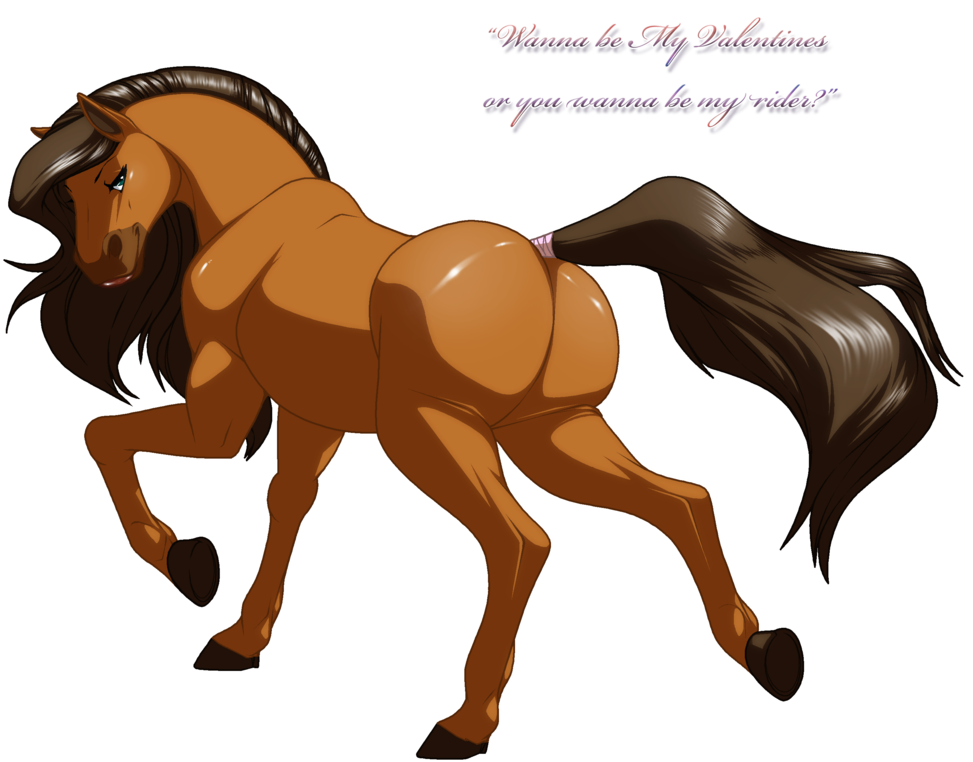 Valentines Day Horse Near Completion^^ By Wsache007 - Horse Butt Female - Transparent PNG Free Download