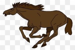 Cartoon, Horse, Running, Animal, Fast, Mammal - Horse Running Clip Art - Transparent PNG Free Download