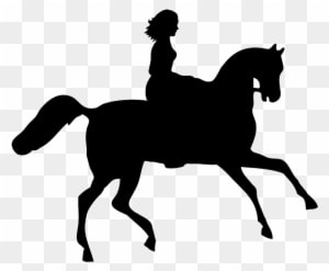Horse Clip Art Png - Horse Riding Silhouette Png - Transparent PNG Free Download