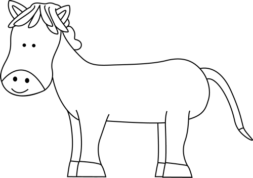 Black And White Horse - Black And White Horse - Transparent PNG Free Download