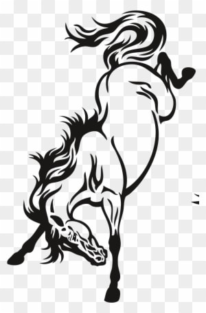 Клипарт Животные - Bucking Horse Tattoo - Transparent PNG Free Download