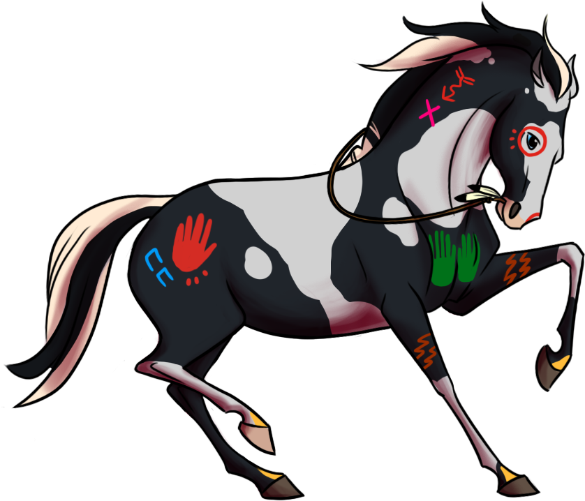 War Paint By Natasplund - War Paint On Horses - Transparent PNG Free Download