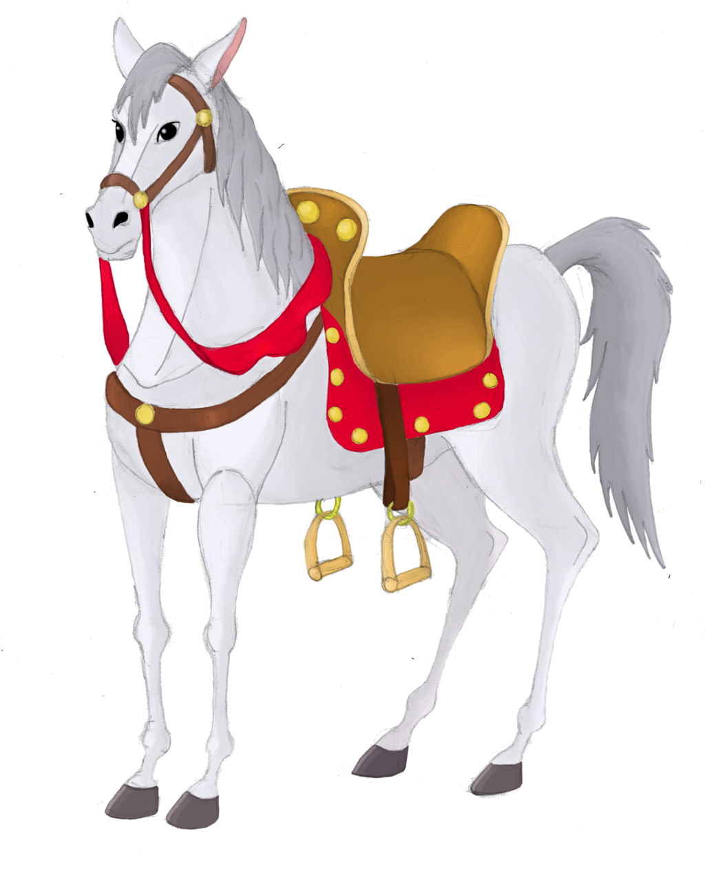Snow White's Prince's Horse - Snow White Prince Horse - Transparent PNG Free Download