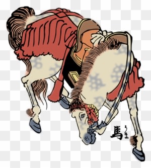 Horse Animal Clip Art - Japanese Horse Art Shower Curtain - Transparent PNG Free Download