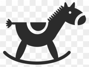 Rocking Horse Wall Decal - Car Stickers Baby Rocking Horse Sticker - Transparent PNG Free Download