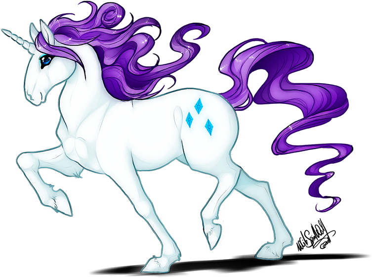 Rarity - Mlp Rarity As Horse - Transparent PNG Free Download