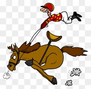 Fobc - Race Night - Cartoon Horse And Jockey - Transparent PNG Free Download