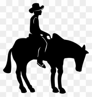 Western Pleasure Horse Silhouette - Transparent PNG Free Download