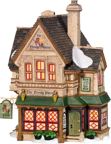 Department 56 Dickens' Village The Flying Horse Tavern - Transparent PNG Free Download