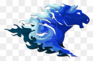 Blue Fire Horse Download - Blue Fire Horse - Transparent PNG Free Download