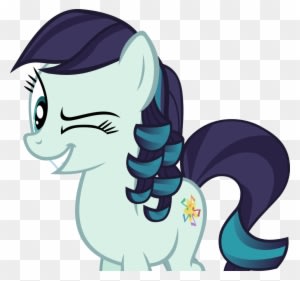 Ironm17, Coloratura, Grin, One Eye Closed, Rara, Safe, - Winking Horse - Transparent PNG Free Download