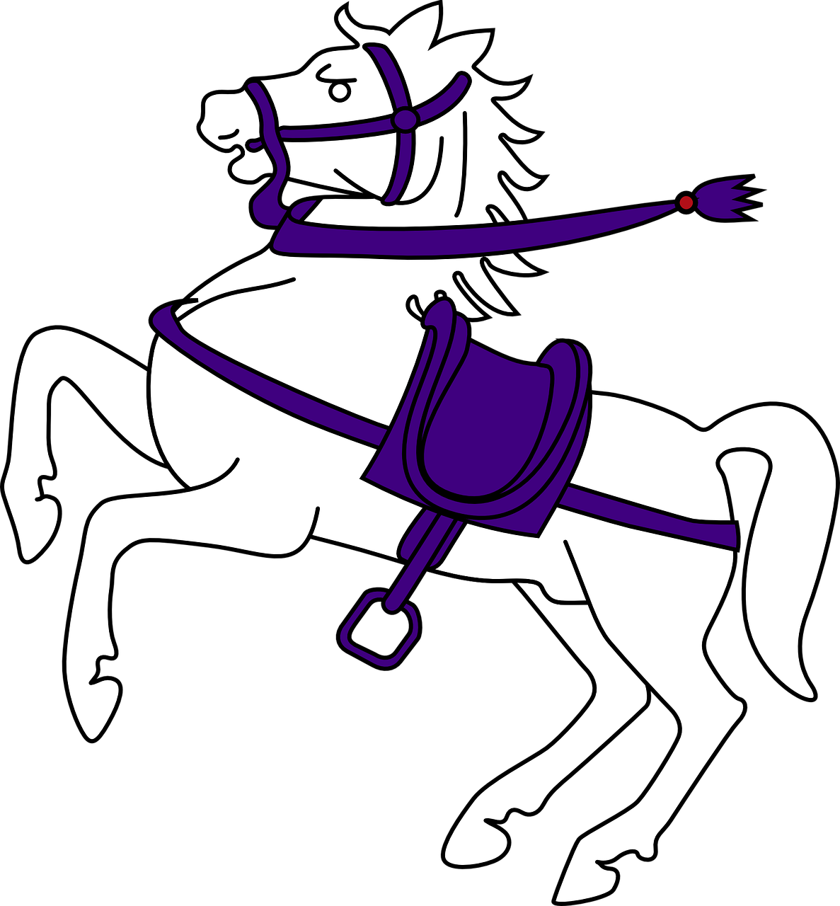 Horse Jumping Saddle Pulling Png Image - Horse - Transparent PNG Free Download
