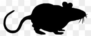 Mouse Clipart Silhouette - Mouse Silhouette Transparent Background - Transparent PNG Free Download