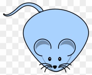 Fat Blue Male Mouse Clip Art - Fat Mouse Clipart - Transparent PNG Free Download
