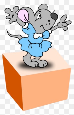 On Clipart - Cute Mouse Ornament (round) - Transparent PNG Free Download